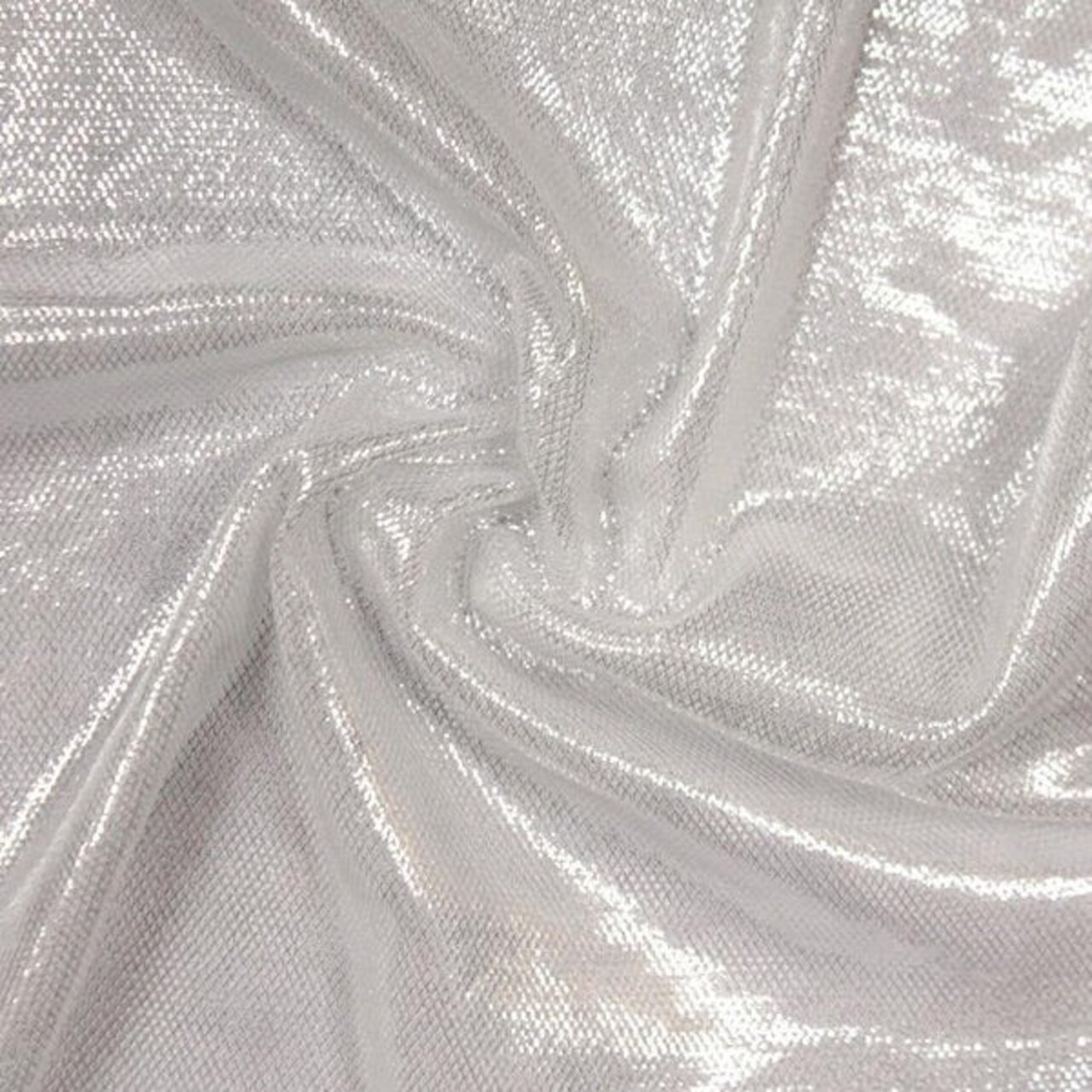 95% Polyester 5% Spandex Goddess Foiled Stretch Mesh Wide 58/60"